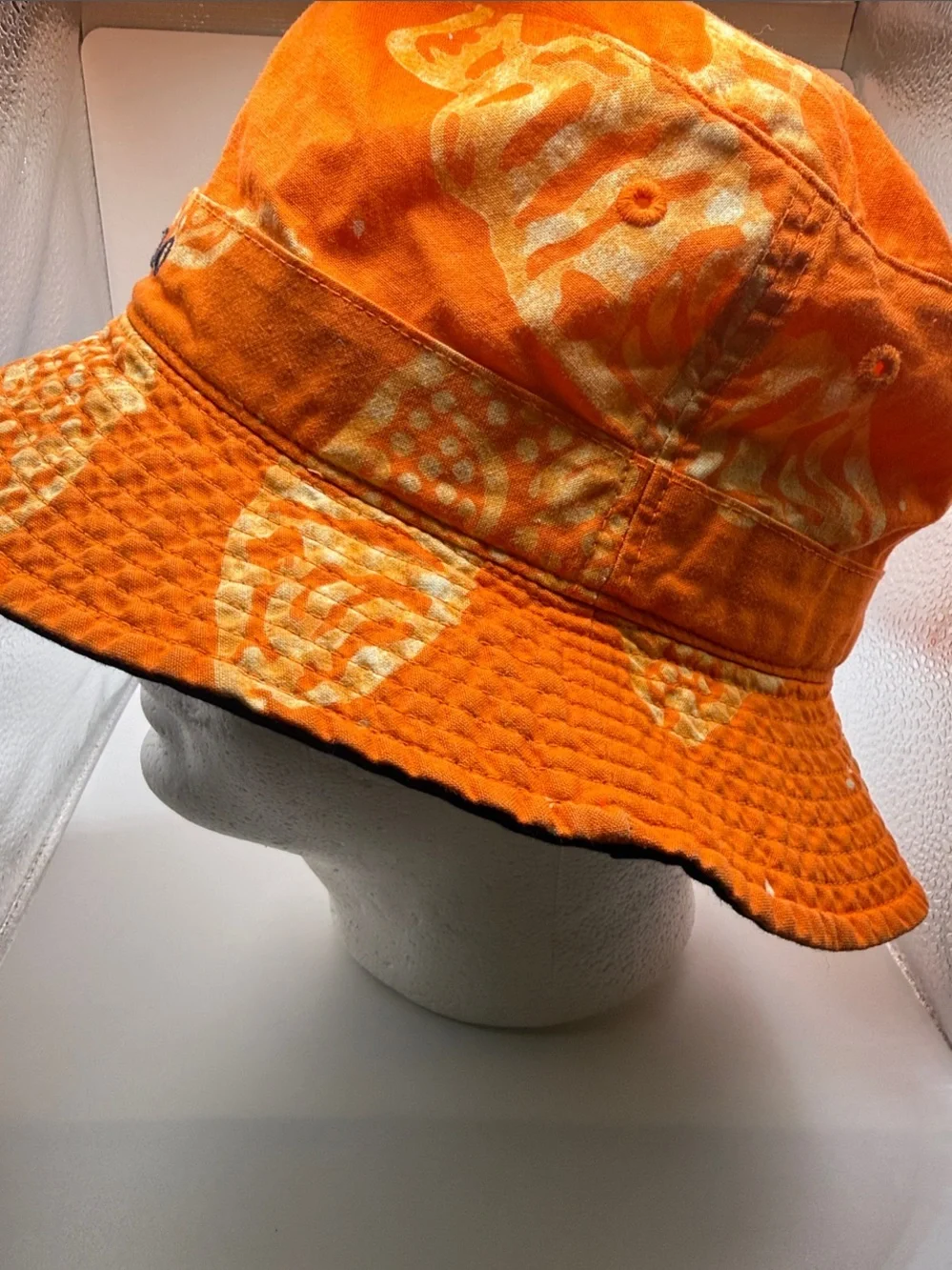 Polo by Ralph Lauren Orange and Yellow Tie-Dye Bucket Hat